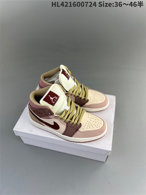 women air jordan 1 shoes H 2023-10-26-176